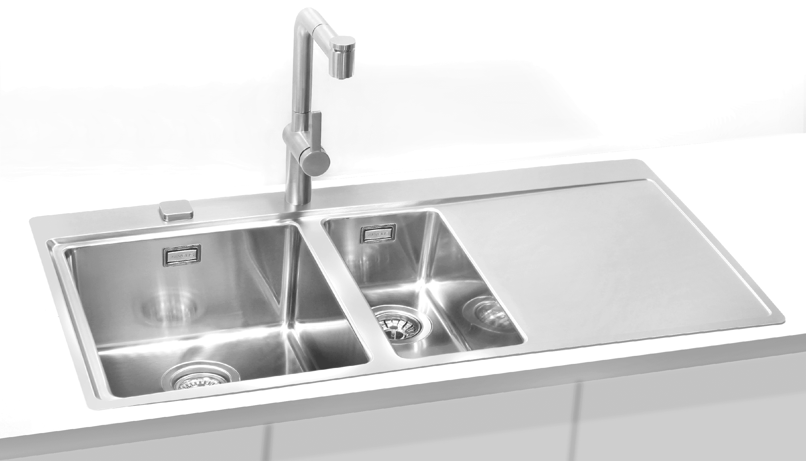 evier à encastrer pure 980 inox ambiance